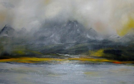 Nebelberg,90/60,Öl 90€